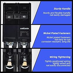 100 Amp Breaker, CNAODUN 2 Pole Circuit Breaker