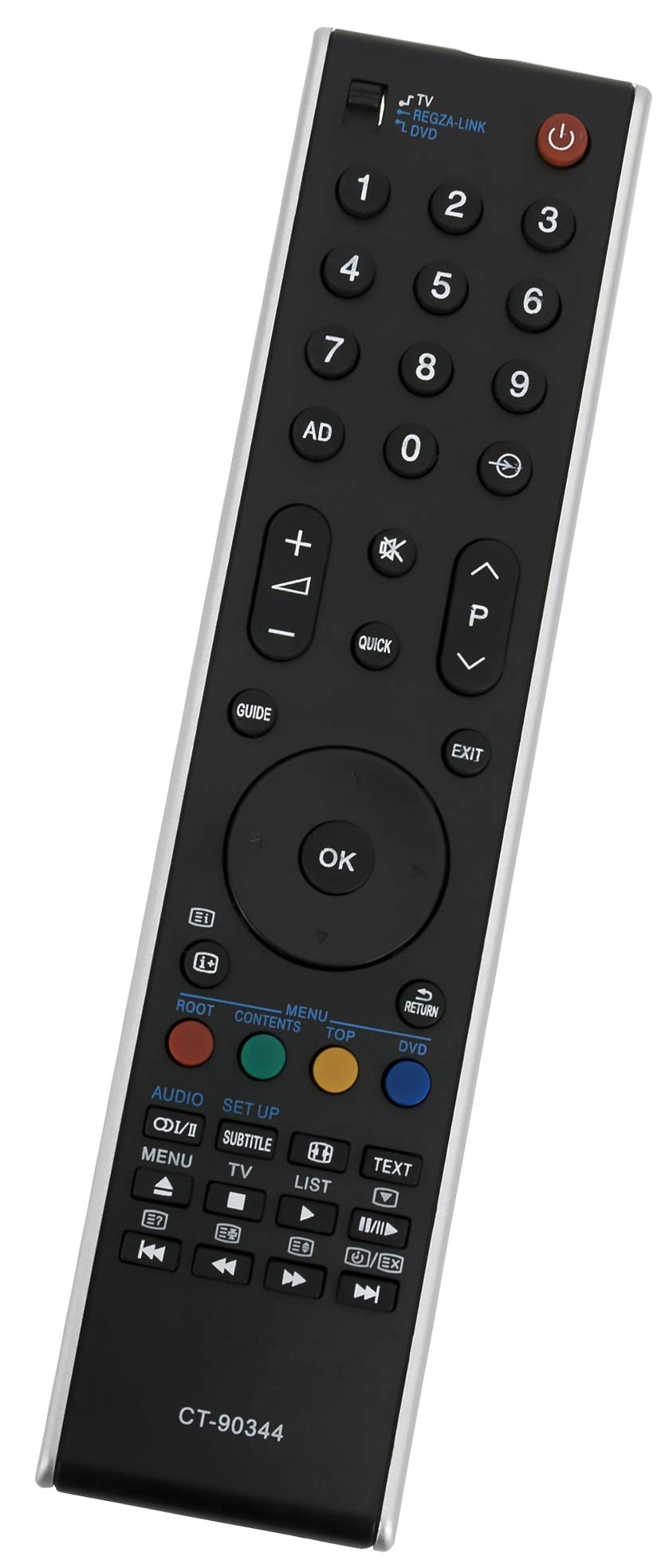 ALLIMITY CT-90344 75018021 Remote Control Replace for Toshiba REGZA LCD TV 32RV733D 40RV733G 40MV732 32RV743 40RV733 46XV733 37RV733 46XV733F 37XV733 46XV733G 40RV733F 75018021