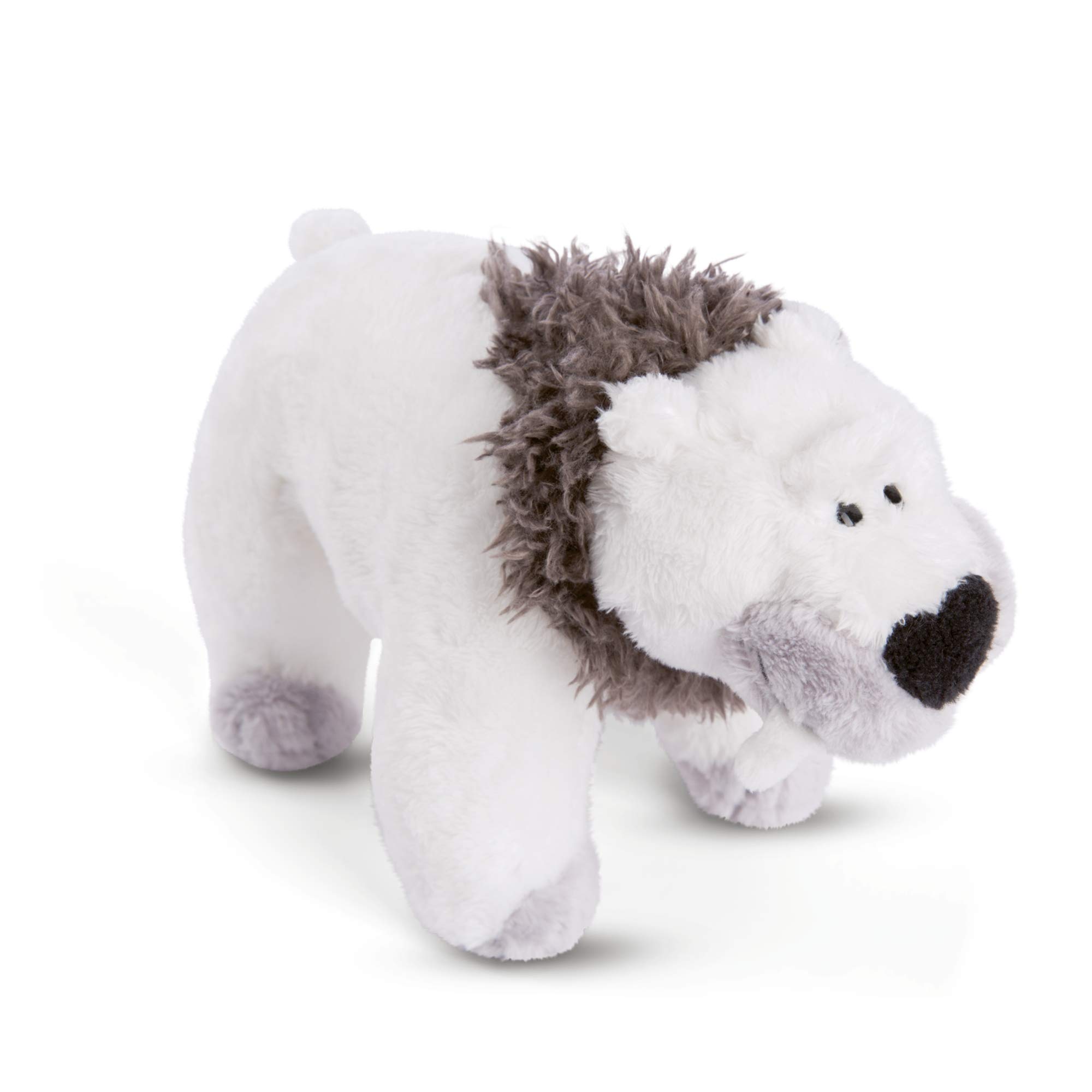 NICI 46642 Thorben the Sabre-toothed Polar Bear Cuddly Toy 16 cm - Plush Toys for Girls, Boys and Babies - Fluffy Stuffed Animal for Playing, Cuddling and Collecting - Children’s Cuddly Toy