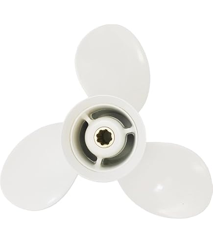 thumbnail image 2 of JSPROP 10.1 X 13 Boat Propeller For Johnson Evinrude 15-35HP - 14 Spline, 3-Blade, Aluminum 2 of 5