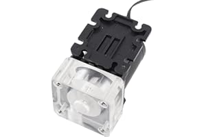 Noiseless PC Cooling System Pump,1/4 Inner Thread 12V Ultraquiet CPU Pump,Computer Cooling System Pump for PC 500L H