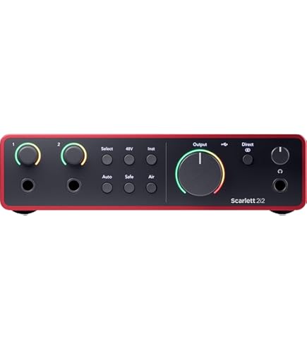 Amazon.com: Scarlett 2i2 4th Gen, 2-in, 2-out USB Audio Interface