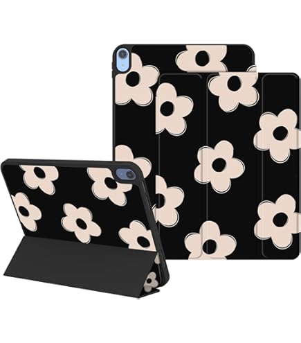 LI-LOVE IPad Case For 11 Inch 2025 & 10.9 Inch 2022 Models - Flower Design With Auto Wake/Sleep