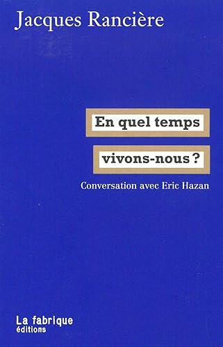 Download En quel temps vivons-nous ?: Conversation avec Eric Hazan PDF