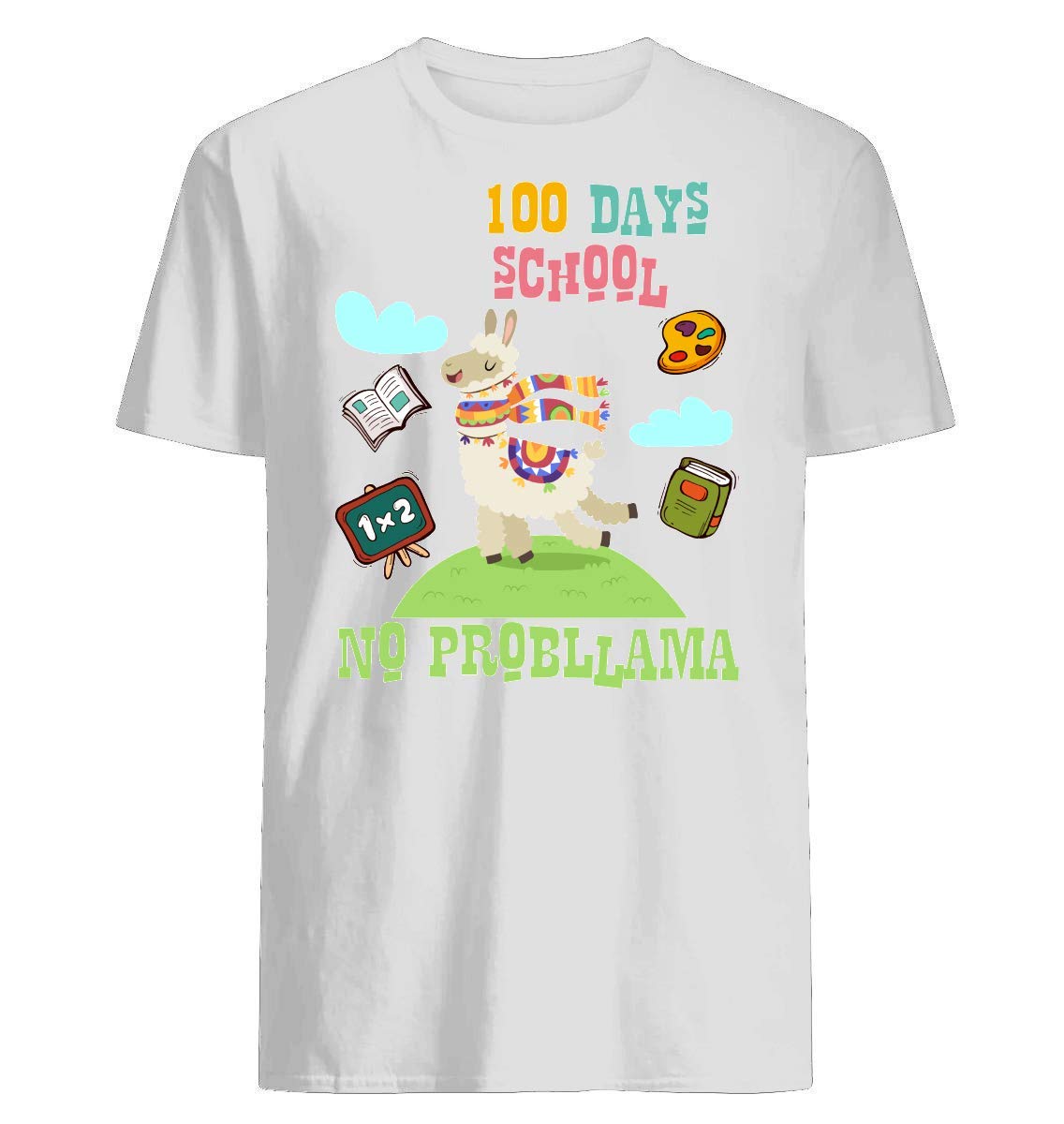 Happy 100 Days Of School T-shirt Tea Students Gift T-shirt We Use High Quality Inks
