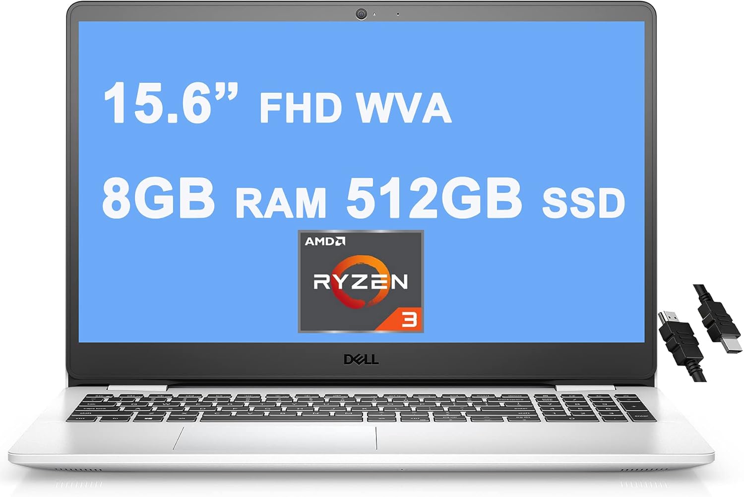 Dell 2021 Flagship Inspiron 3000 3505 15 Laptop 15.6” FHD WVA Narrow Border Display AMD Ryzen 3 3250U Processor (>i7-7600u) 8GB RAM 512GB SSD AMD Radeon Graphics Win10 Snow White + iCarp HDMI Cable” src=”https://images-na.ssl-images-amazon.com/images/I/61IyxMg%2BngS._AC_SL1500_.jpg”></a></div>
<div class=