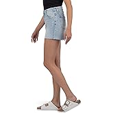 KUT from The Kloth Womens Jane High-Rise Long Shorts with Raw Hem