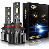 CougarMotor LED Bulbs All-in-One Conversion Kit - 9006-6000K Cool White, Halogen Replacement, Quick Installation Low Fog Ligh