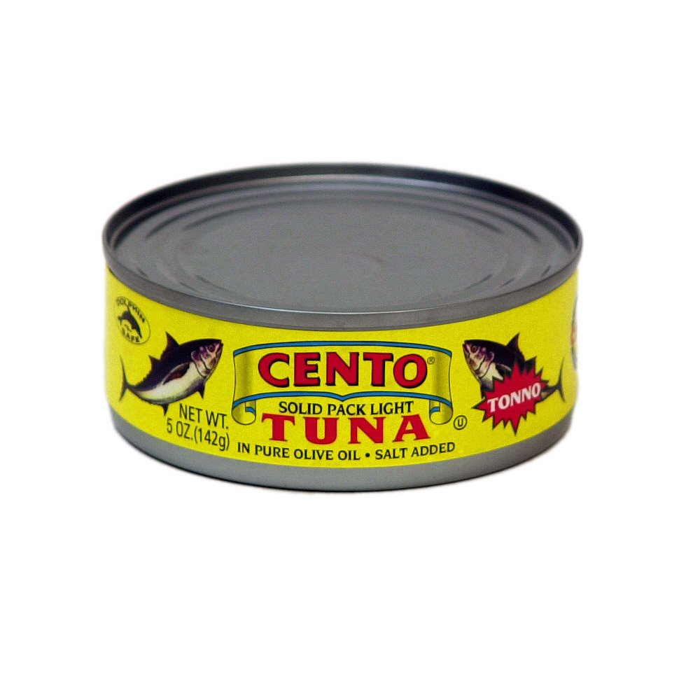 Cento Light Tuna in Olive Oil, Pack of 3 cans 5 oz