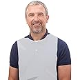 LFUFUESHOP Adult Bibs for Women 100 Pack Disposable Bibs for Adults, 23.6" Adult Bibs for Men, Waterproof and Oil-Proof Adult Bibs for Eating Adult Bib Lobster Bibs