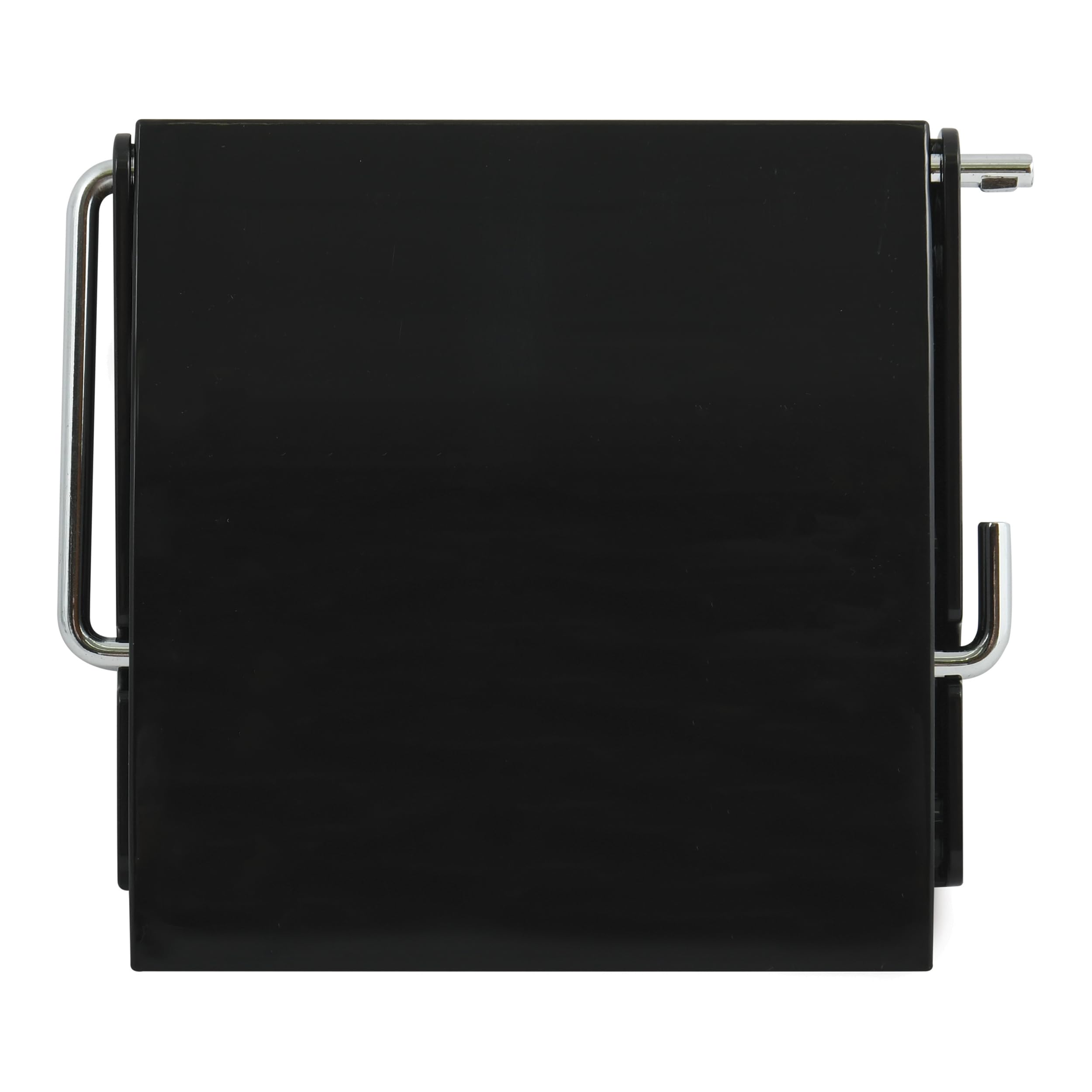 MSV Toilet Roll Holder – Paper Clips – Black, 30 x 20 x 15 cm