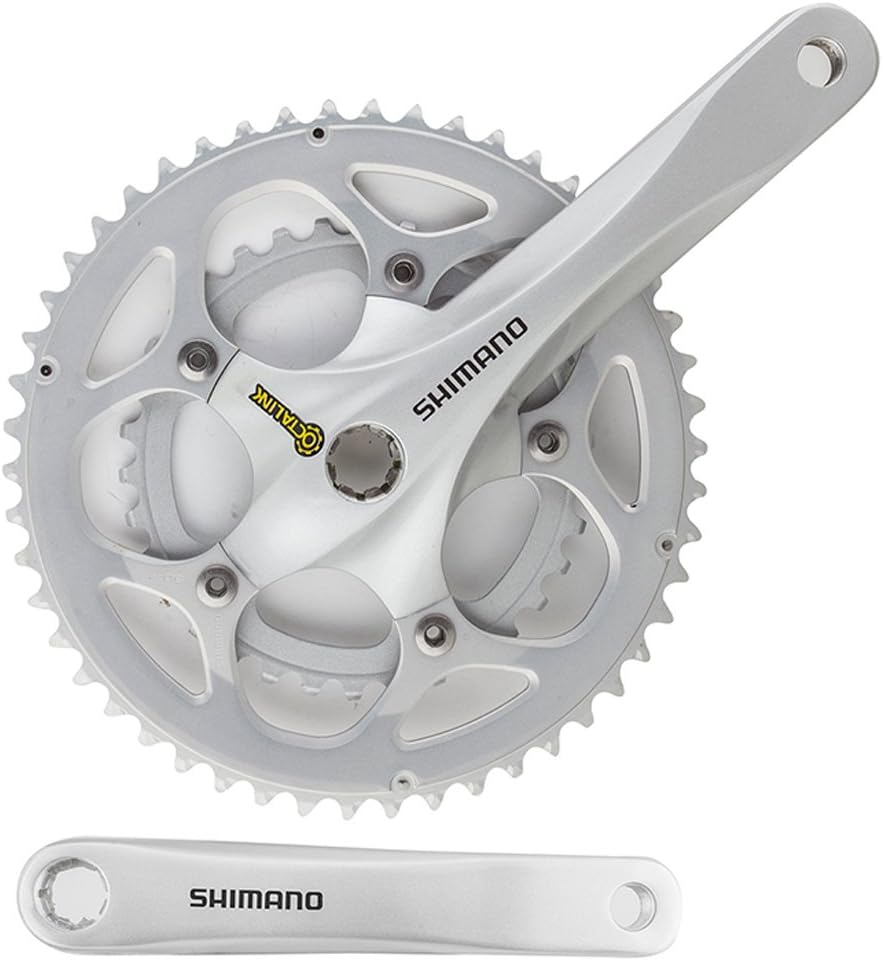 Shimano Silver Sora Octalink FC R345 Compact Crankset 170x50-34 9 Speed
