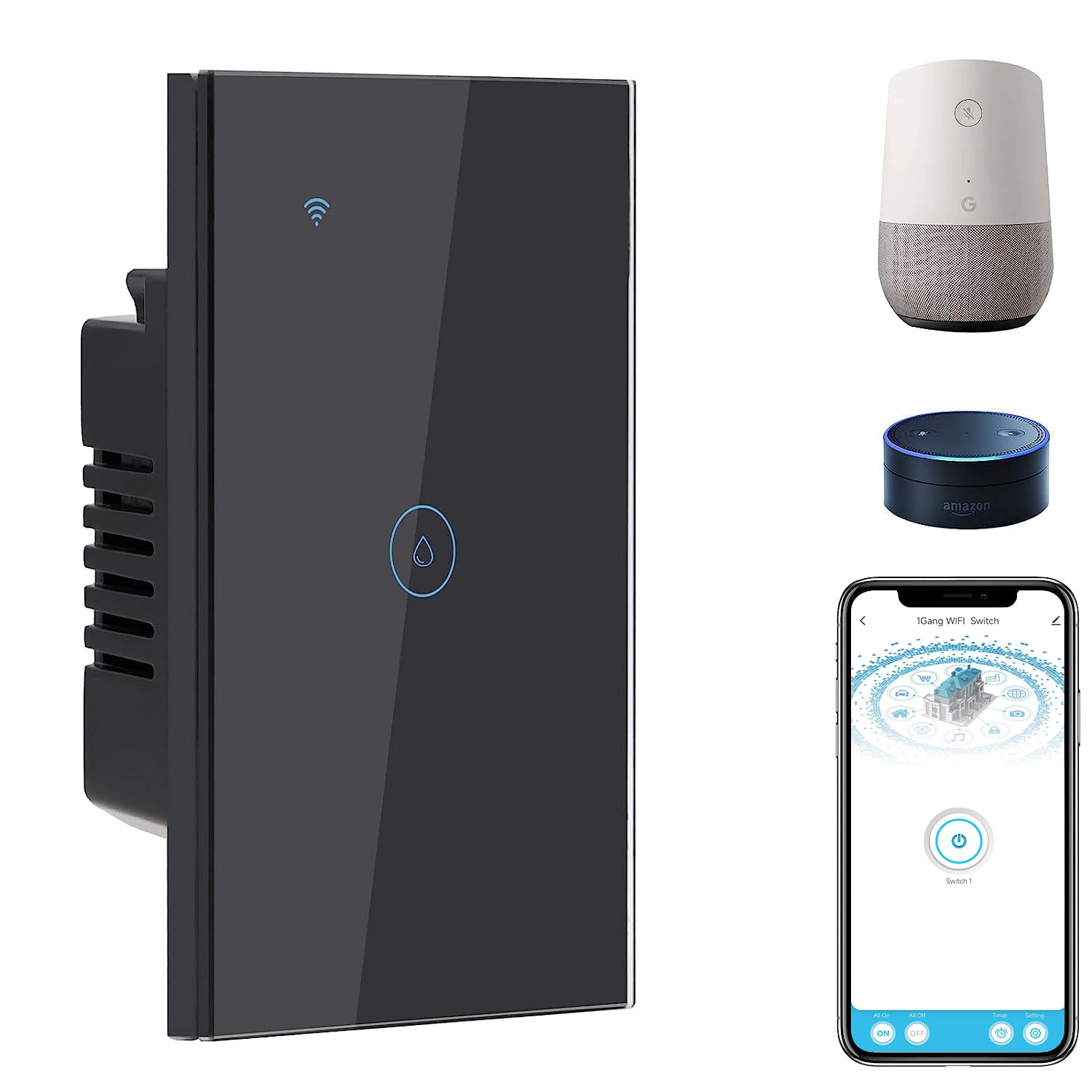BSEED Smart Water Heater Switch, Compatible with