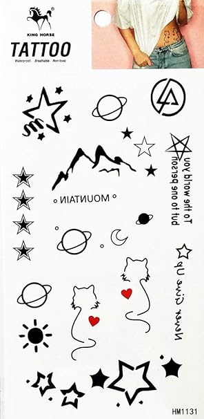 Amazon Co Jp Pp Tattoo おしゃれ テンポラリータトゥー レディース ユース用 防水 ボディステッカー エッフェル塔 星 王冠 帝国王 女王 エイリアン 漫画 タトゥー ステッカー Size 8x4 Inches Pp Patch Tattoos 001 ホーム キッチン