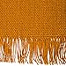 DII Everyday Collection, Fringed Solid Tabletop, Placemat Set, Pumpkin Spice, 6 Piece
