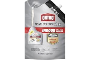 Ortho Home Defense Max Indoor Insect Barrier Refill Pouch for Battery-Powered Sprayer, Kills Ants, Roaches, Spiders, Fleas and Ticks, 1.5 L