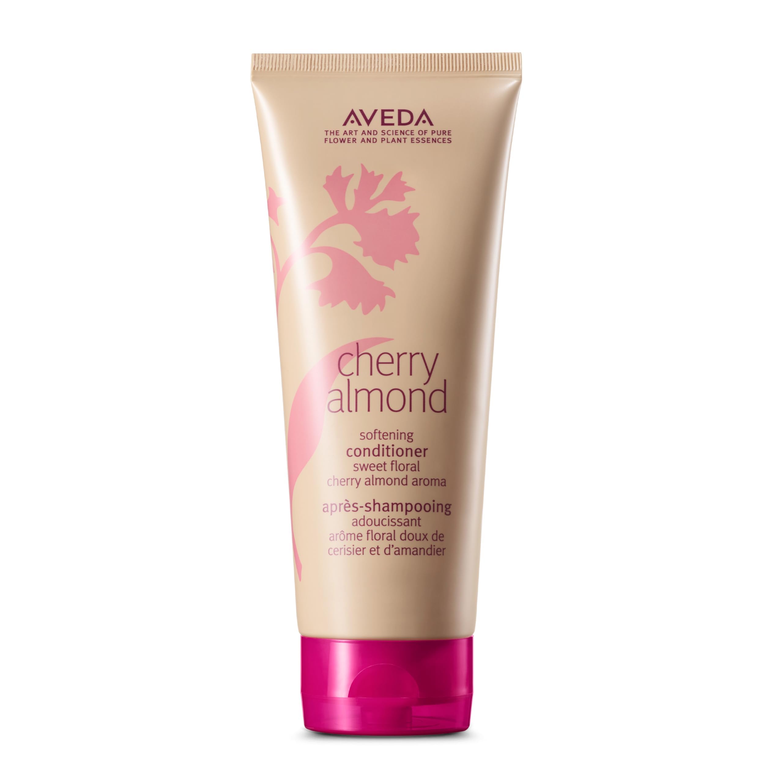 Aveda Cherry Almond Softening Conditioner | for Normal to Dry Hair | 98% Naturally Derived* | with Coconut Oil & Shea Butter | Silicone Free | Iconic Aroma of Tonka, Orange, Ylang Ylang, 200ml