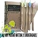 Terra Futura Bamboo Toothbrush 4 Pack, Ergonomic Toothbrush. Eco Friendly, Biodegradable & Environmentally Sustainable, BPA Free Bristles, Eco Compostable Toothbrush