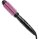 REVLON Silicone Bristle Heated Hair Styling Brush | Fast, Long Lasting Volume for Easy Styling | 1" Barrel for Full Body and 