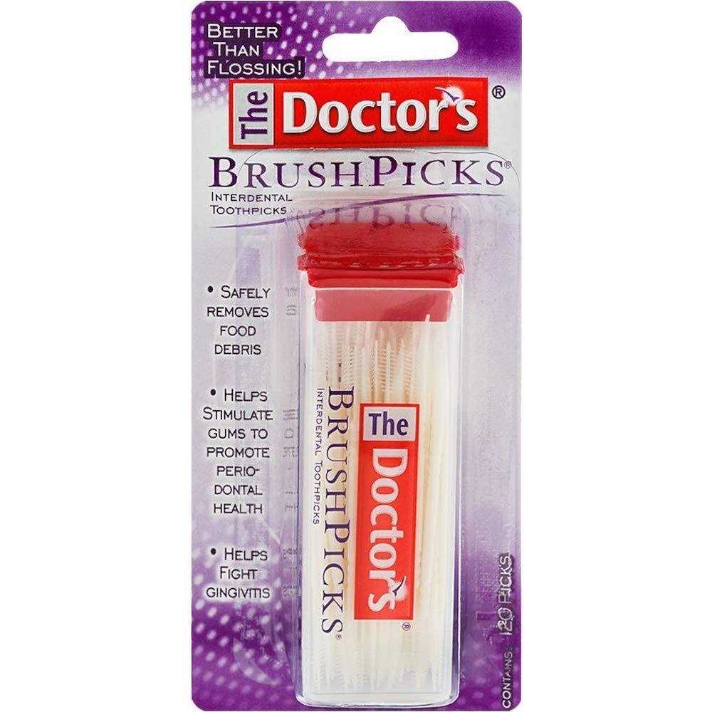 Photo 1 of The Doctor's BrushPicks Interdental Toothpicks, 120 BrushPicks