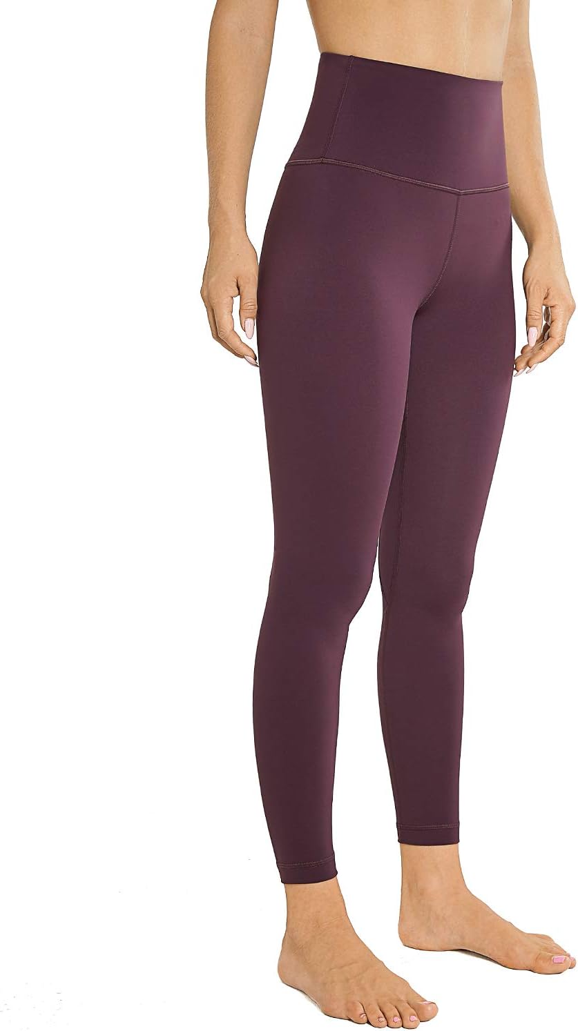 Women's High Waisted Leggings Tummy Control Active Tights Workout Yoga Pants - 25"