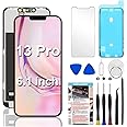 Fixerman for iPhone 13 Pro Screen Replacement 6.1 inch, 3D Touch LCD Display Digitizer Assembly with Repair Tools Compatible with Model A2483, A2636, A2638, A2639, A2640