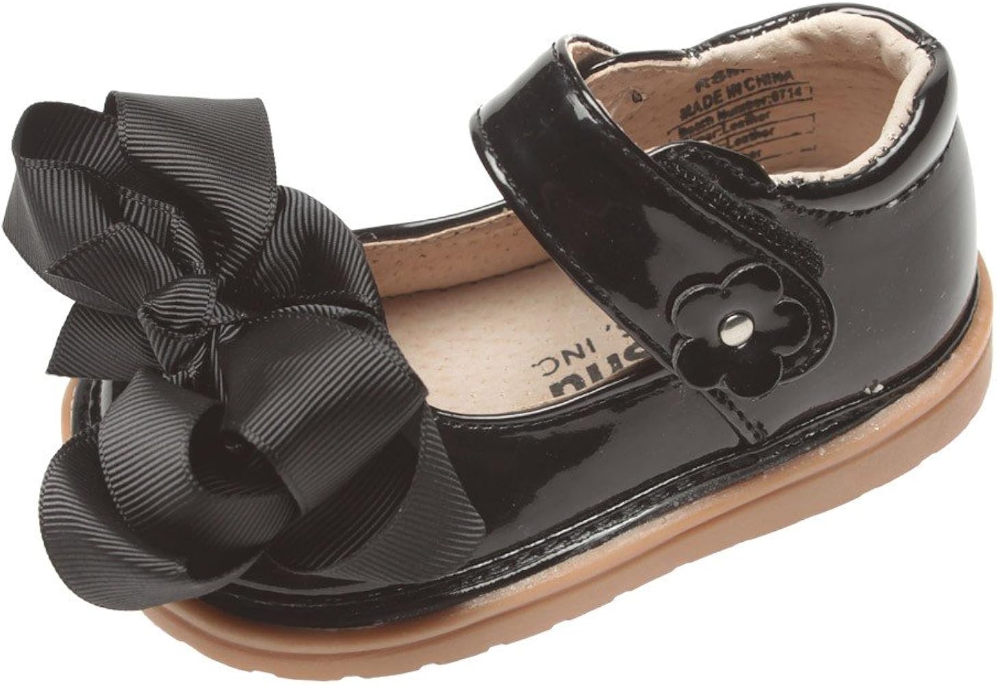 ladies black patent trainers