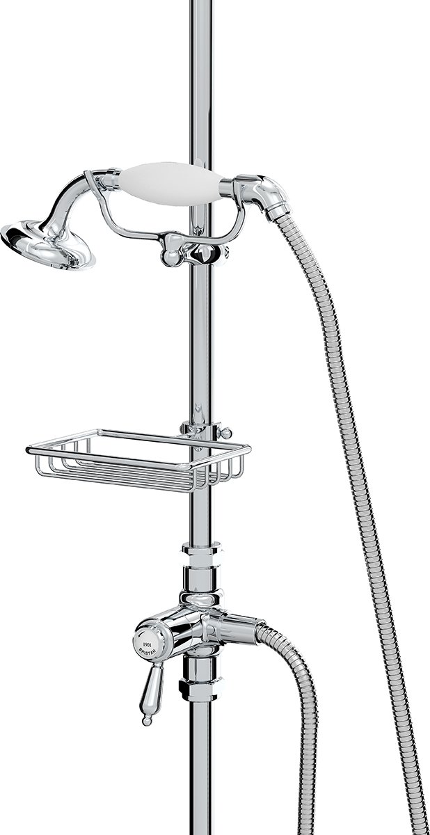 Bristan TD SDIV C Traditional in Line Diverter (Two Outlets), Chrome