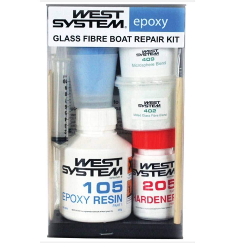 Epoxy Resin Systems Fibre Glass Boat Repair Kit Amazon.co.uk Sports