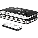 Zettaguard 4 Port 4 x 1 HDMI Switch with PIP (Picture in Picture)and IR Wireless Remote Control, HDMI Switcher Hub Port Switc