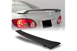 AKKON - for [Paintable Factory Style] 2003-2008 Toyota Corolla E130 Rear Trunk Lip spoiler Wing W/LED Brake Light