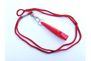 ACME 211.5 Professional Dog Training Whistle with Lanyard. BPA-Free Plastic. 90 dBA. Standardized 5400Hz Frequency for Larger Breeds. Weatherproof. Made in The UK (Carmine Red)