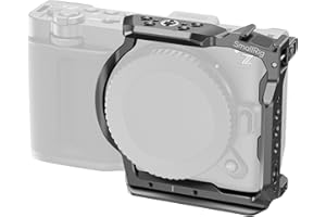 SMALLRIG Half Cage for Nikon ZR, Built-in HawkLock Quick-Release NATO Rail, 1/4"-20 Threaded Holes, QR Plate for Arca, for DJ