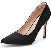 DREAM PAIRS Women's Closed Toe High Heels Dress Pointed Toe Wedding Pump Shoes