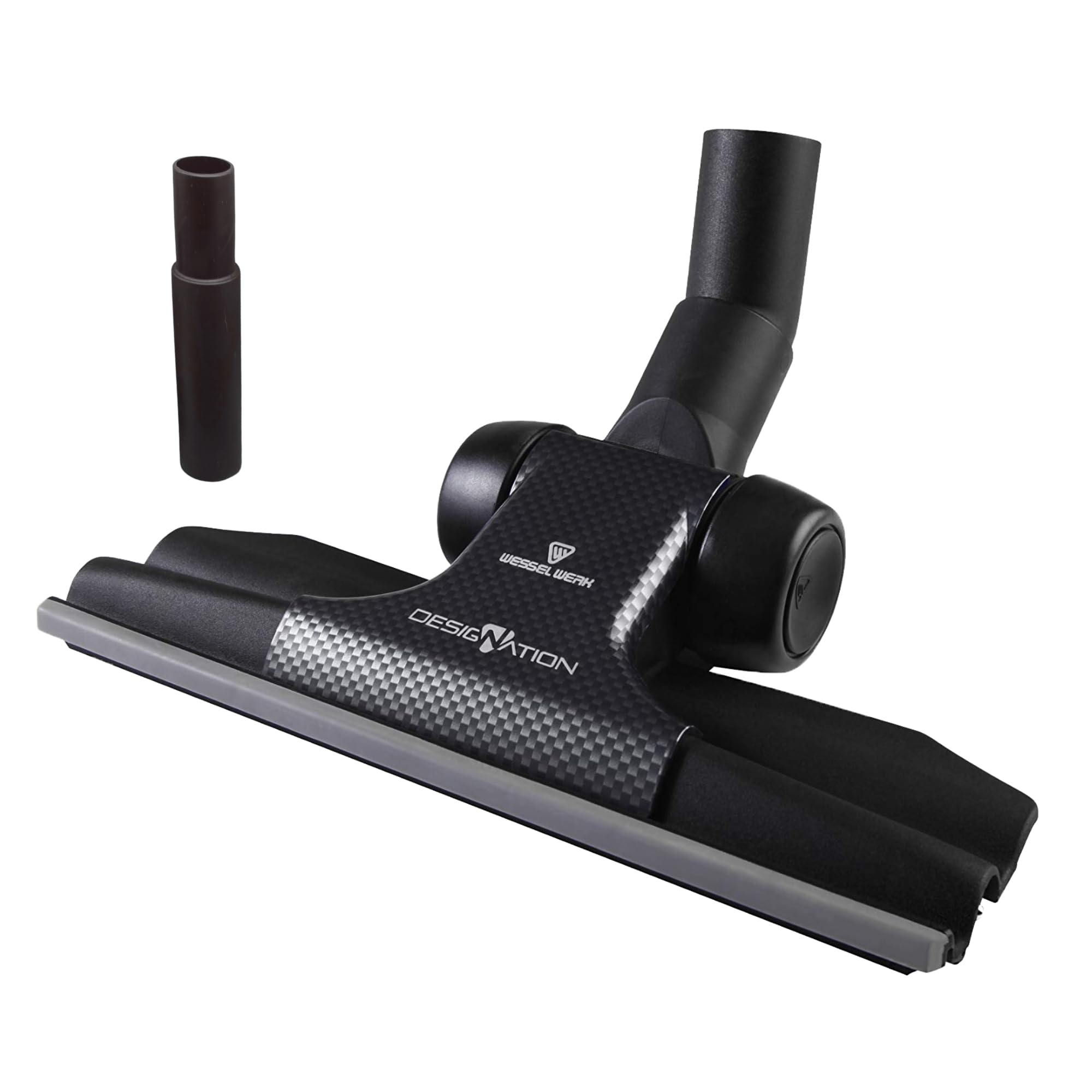 Photo 1 of **MISSING SMALL PART**Wessel-Werk RD 285 Designation™ Universal Vacuum Floor Brush Attachment — Ultra-Thin Dual-Surface Nozzle with Edge-to-Edge Cleaning & 1.25-1.5 in. Adapter (Designation™ Universal Nozzle)