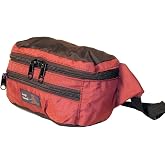 Tough Traveler Hip Pack - Made in USA Waistpack - Burgundy/Black