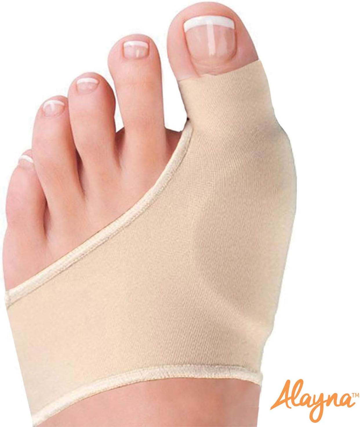 Alayna Bunion Corrector and Bunion Relief Sleeve Gel Pad Cushion Splint Orthopedic Bunion Protector for Men and Women, Hallux Valgus Corrector Bunion Guard, Bunion Pain Relief (2 PCS) (Small): Health & Personal Care