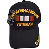 First Military Choice OEF Afghanistan with OEF Afghanistan Veteran Ribbon Shadow Black Baseball Cap
