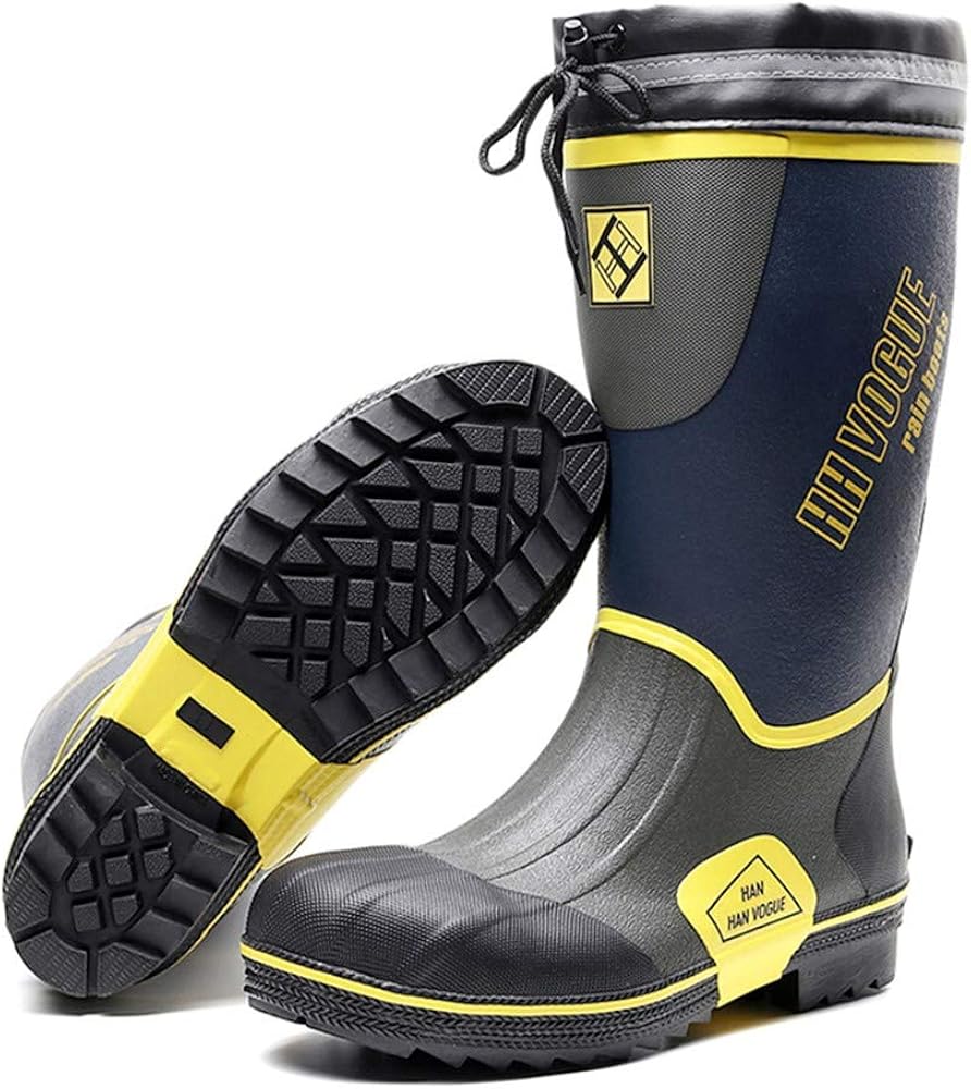 yellow steel toe boots