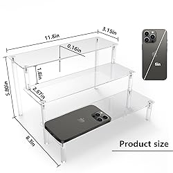 Acrylic Riser Clear Display Stand Cologne Organizer