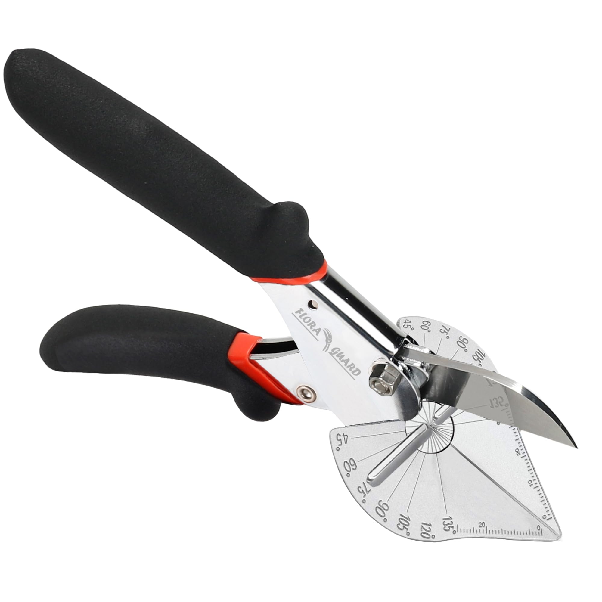 FLORA GUARD Miter Shears - 45 to 135 Degree Multi Angle Trim Cutter, Gasket Shear for Cutting Soft Wood, Plastic, PVC and More (JDJ-4001) — image 1