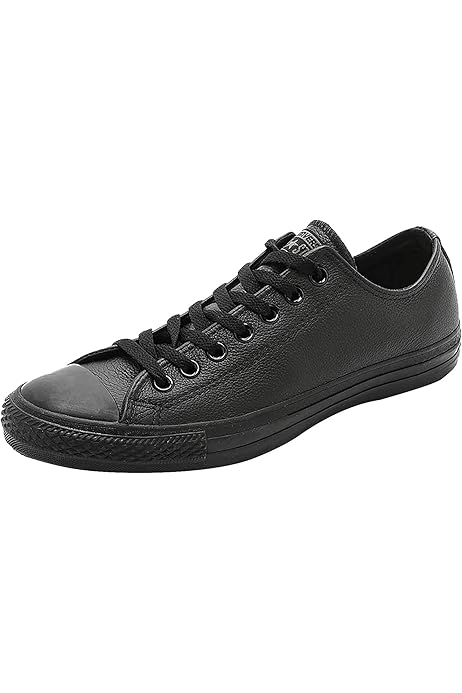 converse black mono leather