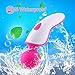 Body Wand Massager Cordless for Women - Waterproof Handheld, Oopsix Electirc Mini Massager 9 Power Vibration Personal Wand Massager Rechargeable for Women Back Recovery (Rose)