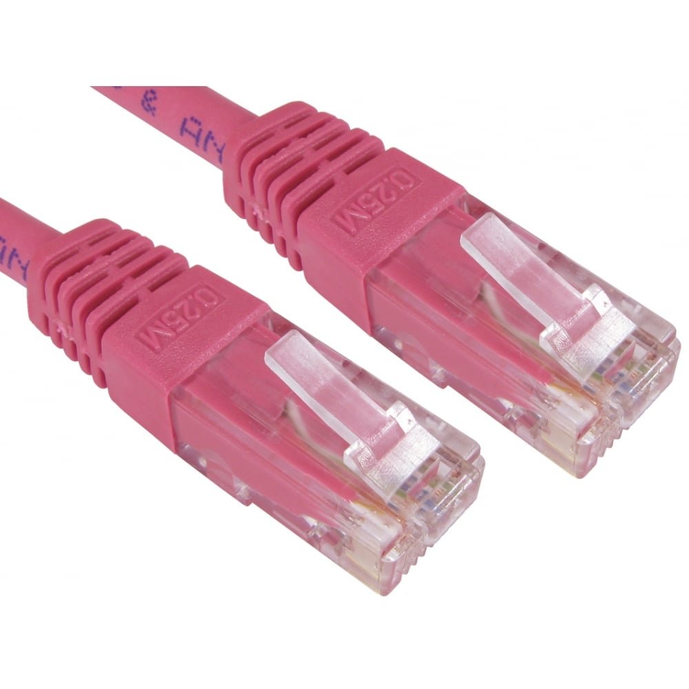 ALIDA SYSTEMS 3 m Cat6 Ethernet Cable, High Speed and Reliable - Pink