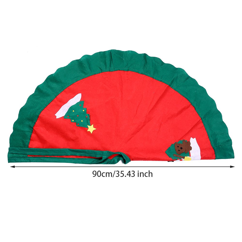 Uten Weihnachtsschmuck Weihnachtsbaum Rock Schürzen Weihnachtsbaum Bodendekoration (90Cm)