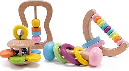 montessori wooden rattle