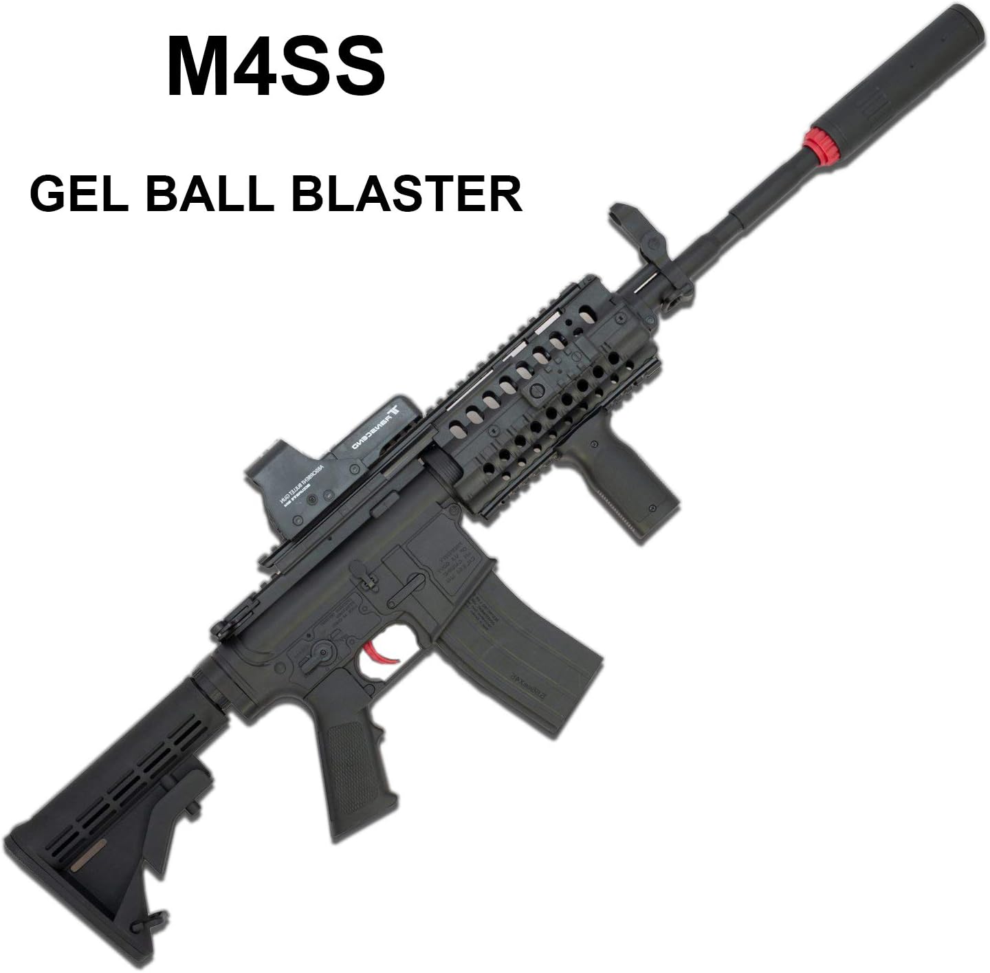 GELRIZTY Toy Gun Nylon SKD M4SS Gel Ball Blaster Water Crystal Toy Gun