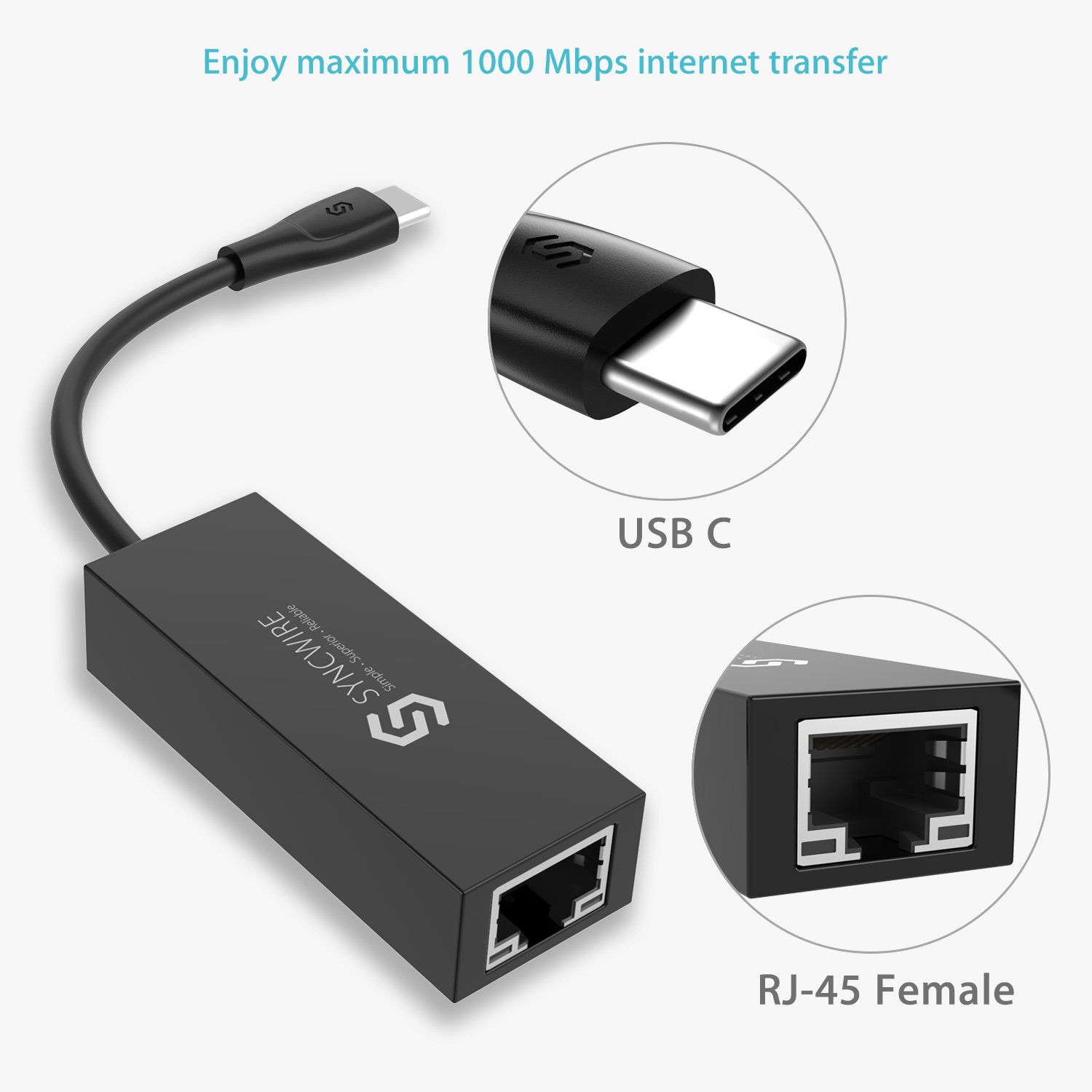 USBC to Adapter Dell XPS 13/15 Chromebook and More Plug and