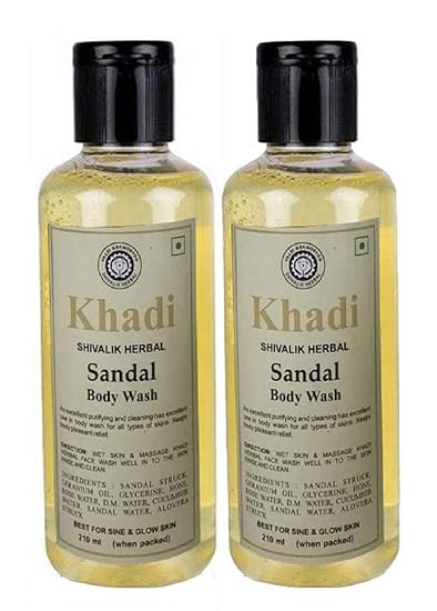 Khadi Shivalik herbal Sandal Body wash 420ml (Pack of 2)