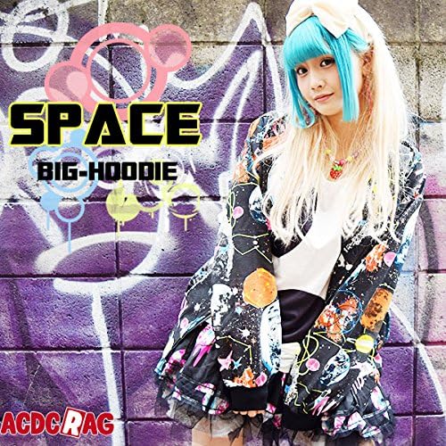 Amazon タイタンbigパーカー 宇宙柄 ギャラクシー 原宿系 ユニセックス Kera Zipper 青文字系 個性的 Acdcrag トレーナー パーカー 通販